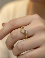 Load image into Gallery viewer, Nested Hearts Ring