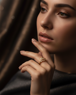 Load image into Gallery viewer, Ribbon Sparkle Ring