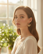 Load image into Gallery viewer, Golden Butterfly Earrings
