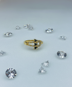 Load image into Gallery viewer, Triple Heart Ring