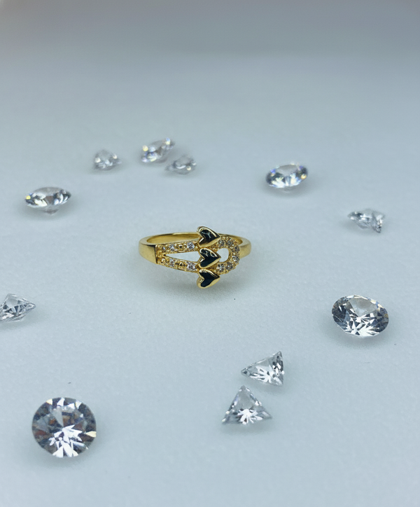 Triple Heart Ring