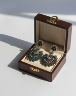 Load image into Gallery viewer, Firoza Mor Jhumka