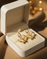 Load image into Gallery viewer, Golden Butterfly Earrings
