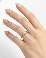 Load image into Gallery viewer, Leaf Band Ring
