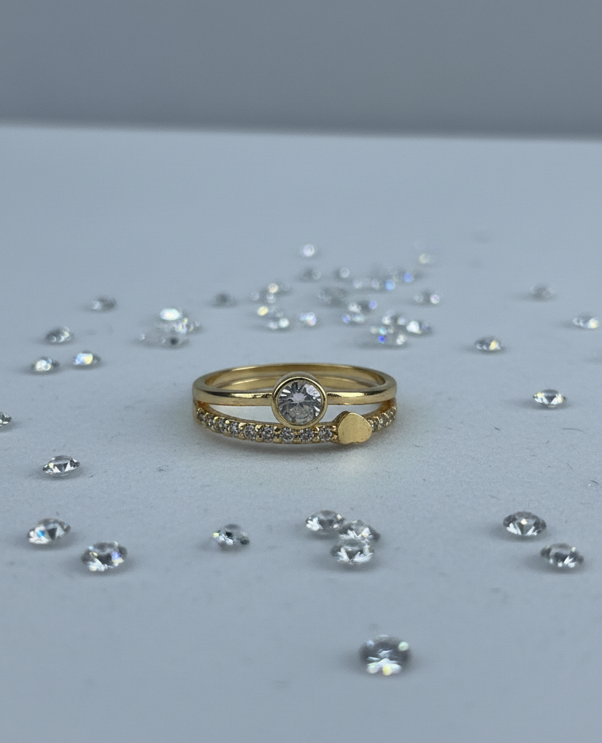 Golden Halo Ring