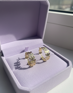 Load image into Gallery viewer, Olive Leaf Earrings
