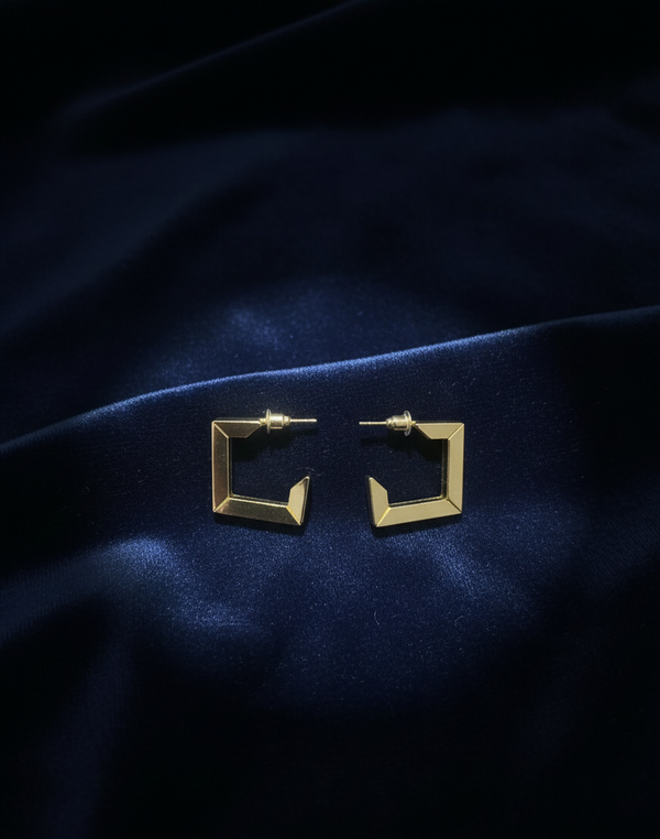 Angle Cut Earrings