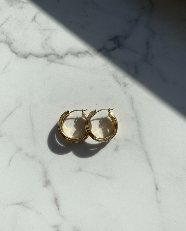 Triple Band Earrings