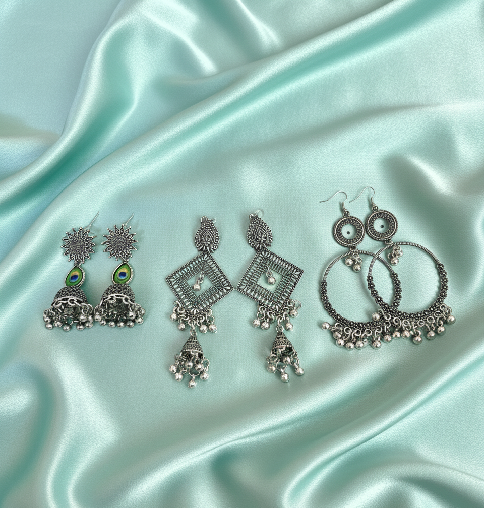 Riwa Jhumka Trio Set