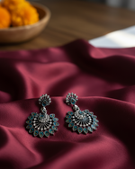 Load image into Gallery viewer, Firoza Mor Jhumka
