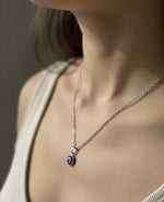 Load image into Gallery viewer, Evil Eye Pendant &amp; Jhumka Set

