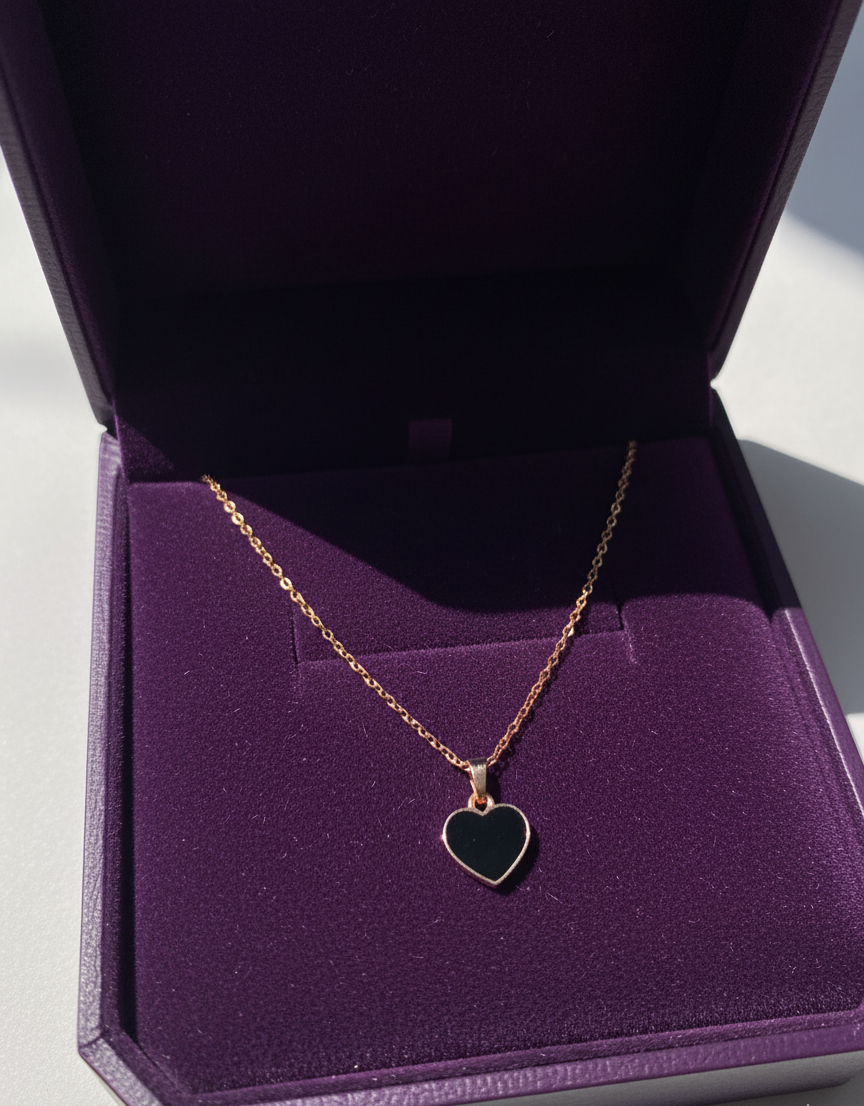 Midnight Heart Pendant
